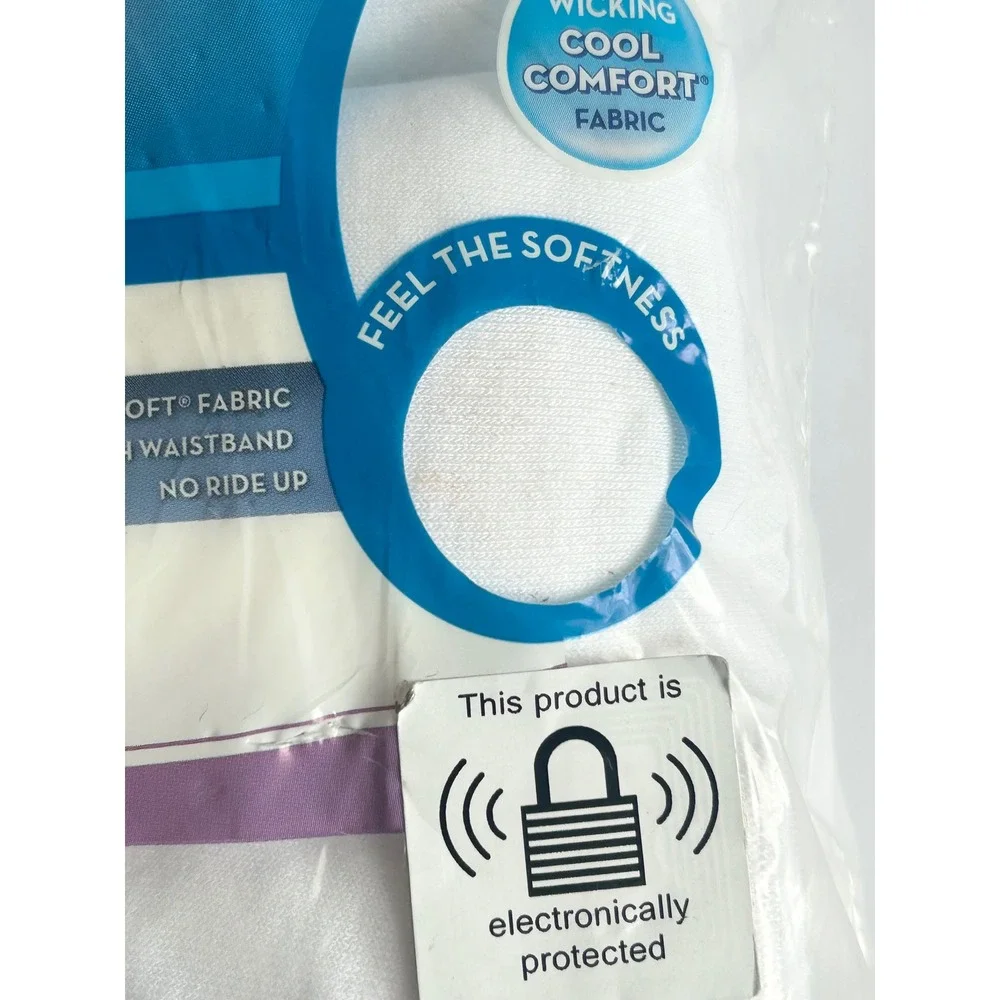 Hanes Cool Comfort Cotton Briefs 5 Pack White Size 11 4XL Plus High Rise Tagless